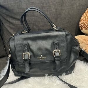 Kate Spade Black Buckle Satchel Some Usage Details Reference Photos